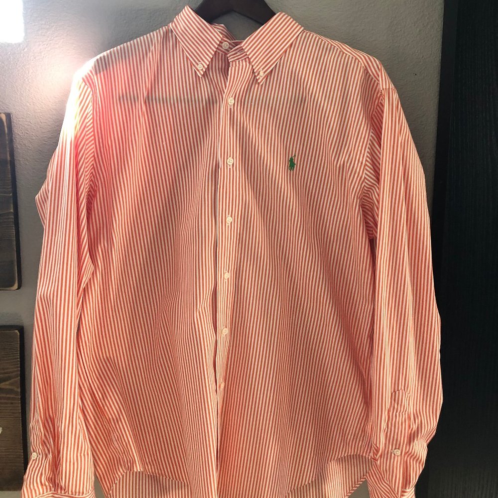 Ralph Lauren Long-Sleeve Button-Up Polo